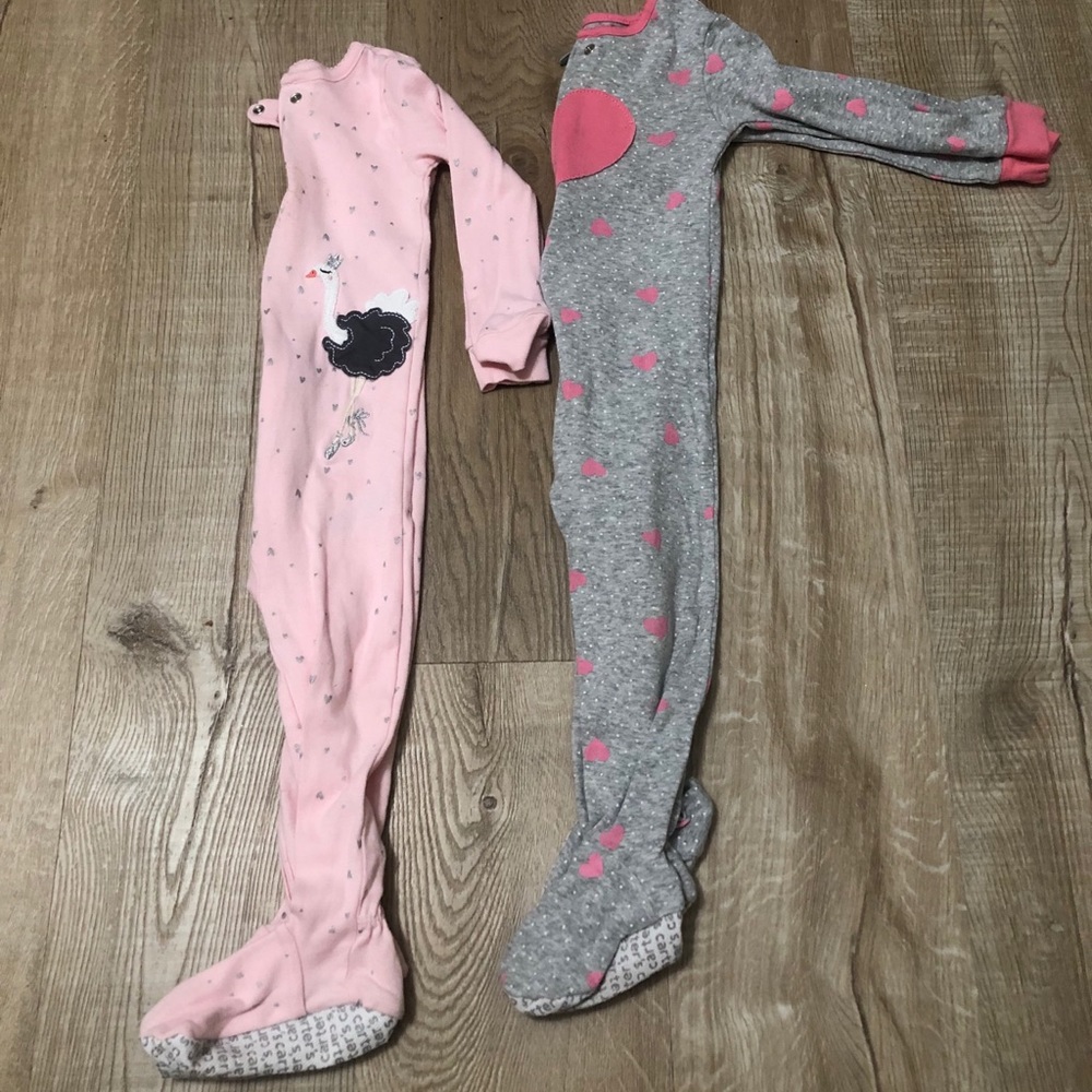 24month footed pajama bundle